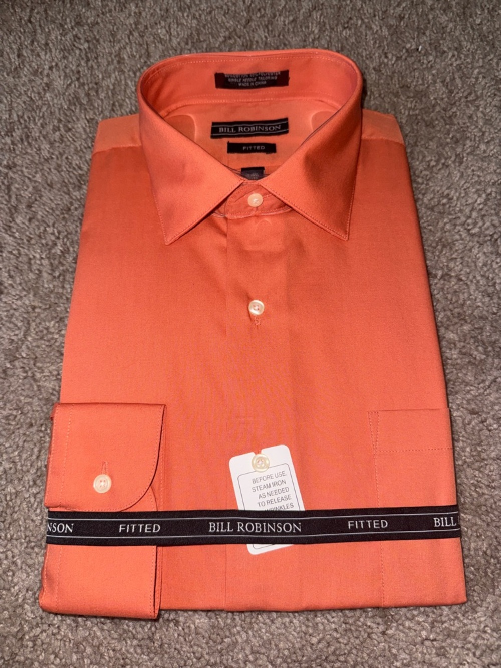 Bill Robinson Dress Shirt Medium NWT - Picture 6 of 7